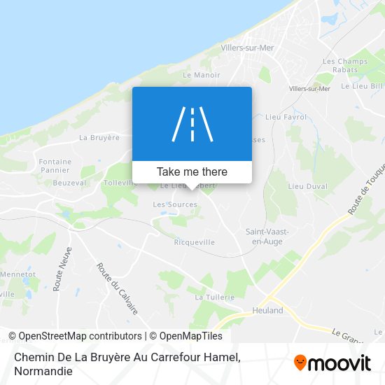 Chemin De La Bruyère Au Carrefour Hamel map