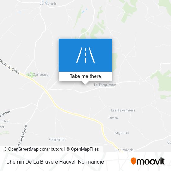 Chemin De La Bruyère Hauvel map