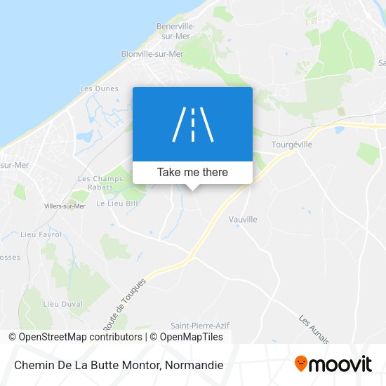 Chemin De La Butte Montor map