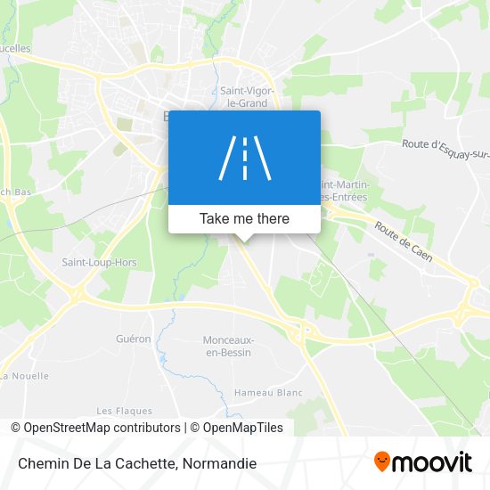 Chemin De La Cachette map