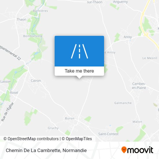 Chemin De La Cambrette map