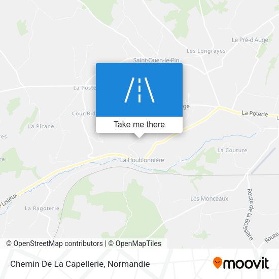 Chemin De La Capellerie map