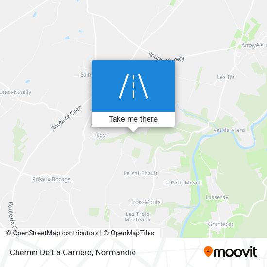 Chemin De La Carrière map