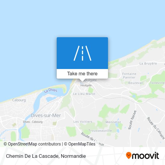 Chemin De La Cascade map