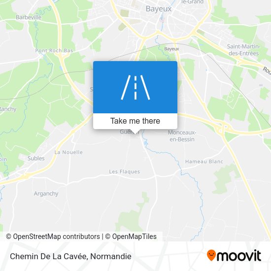 Chemin De La Cavée map
