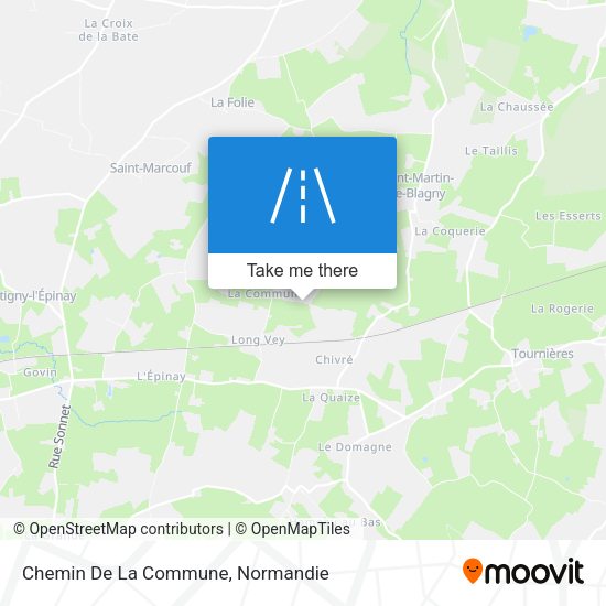 Chemin De La Commune map