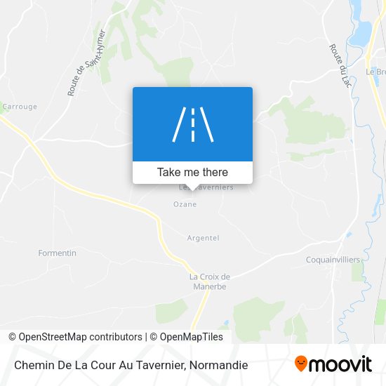 Chemin De La Cour Au Tavernier map