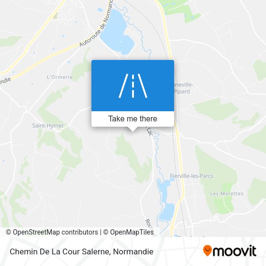 Chemin De La Cour Salerne map