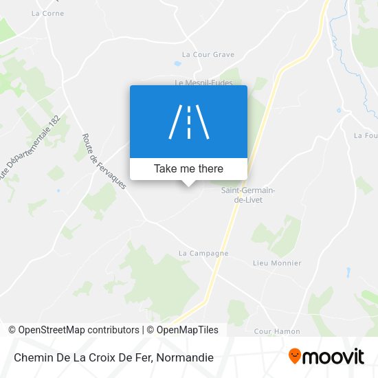 Chemin De La Croix De Fer map