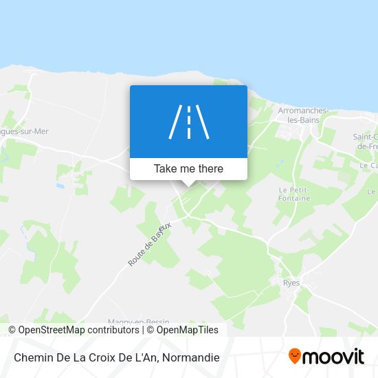 Chemin De La Croix De L'An map
