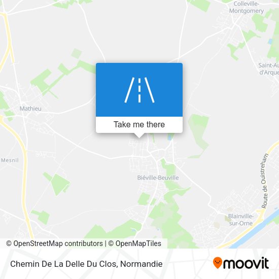 Chemin De La Delle Du Clos map