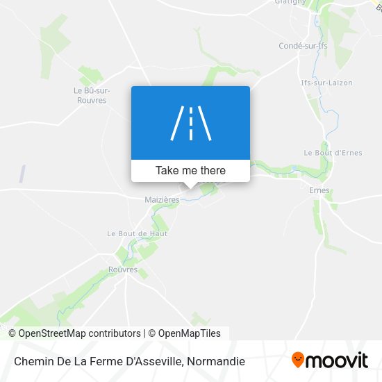 Chemin De La Ferme D'Asseville map