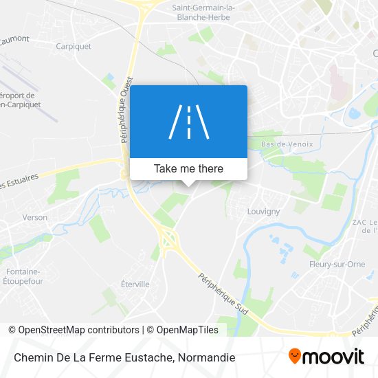 Chemin De La Ferme Eustache map