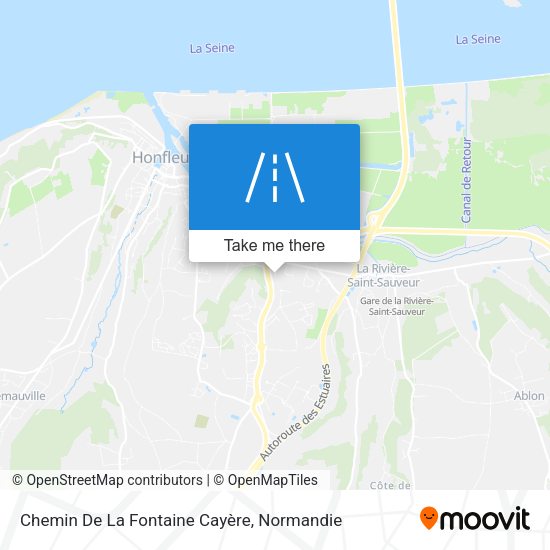 Chemin De La Fontaine Cayère map