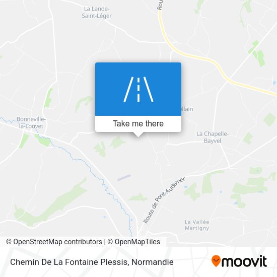 Chemin De La Fontaine Plessis map