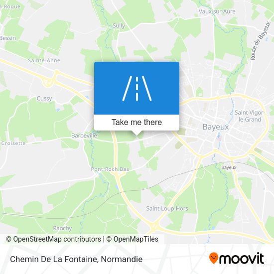 Chemin De La Fontaine map
