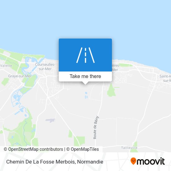 Chemin De La Fosse Merbois map