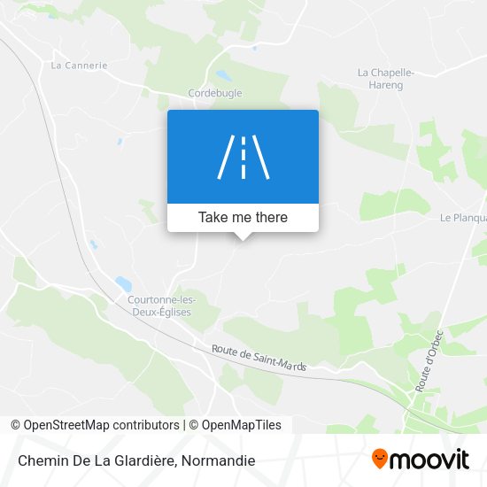 Chemin De La Glardière map