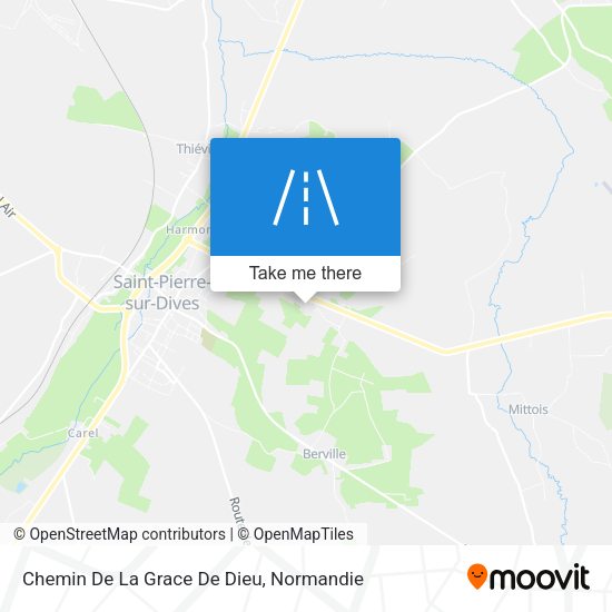 Chemin De La Grace De Dieu map