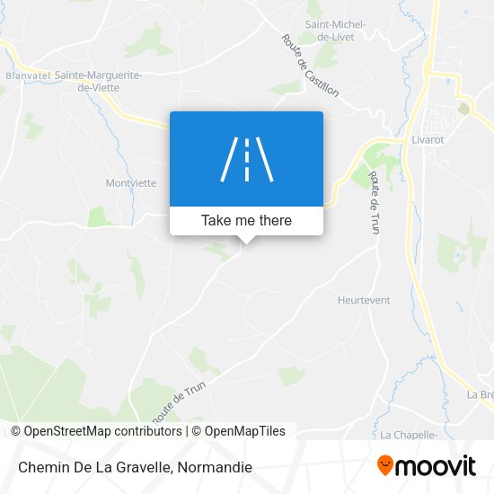 Chemin De La Gravelle map