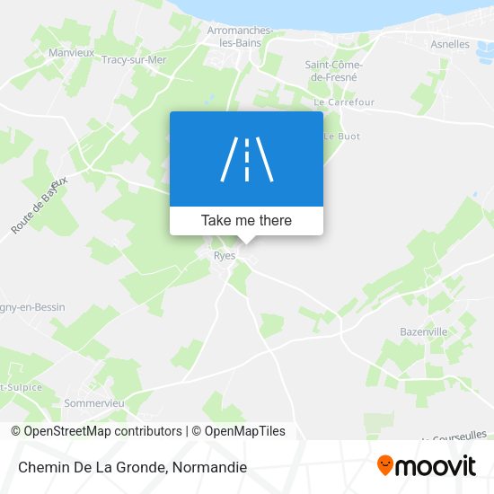 Chemin De La Gronde map