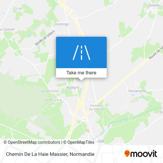 Chemin De La Haie Massier map