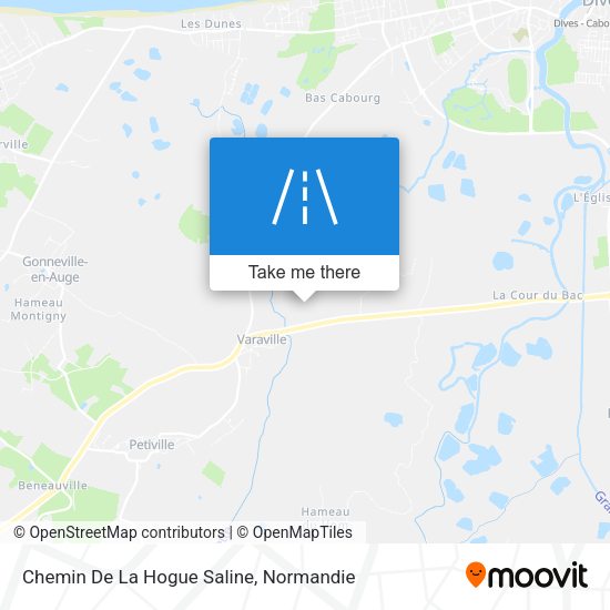 Chemin De La Hogue Saline map