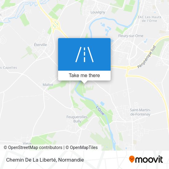 Chemin De La Liberté map