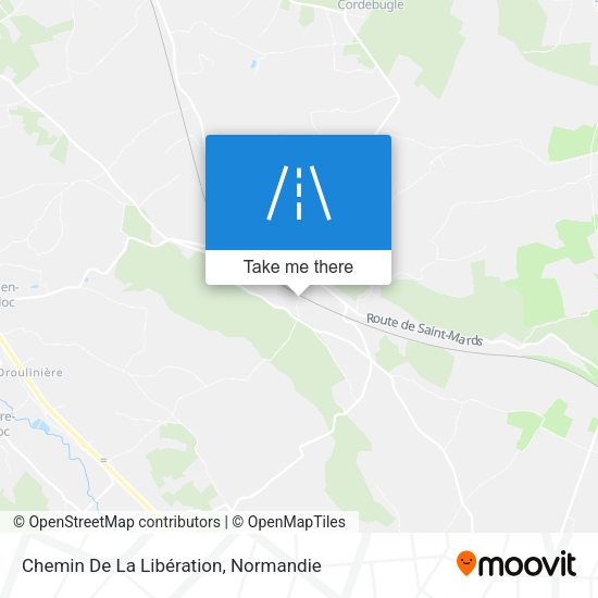 Chemin De La Libération map