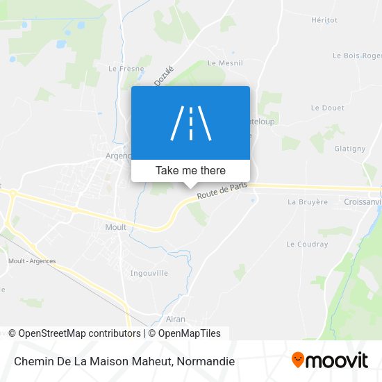 Chemin De La Maison Maheut map