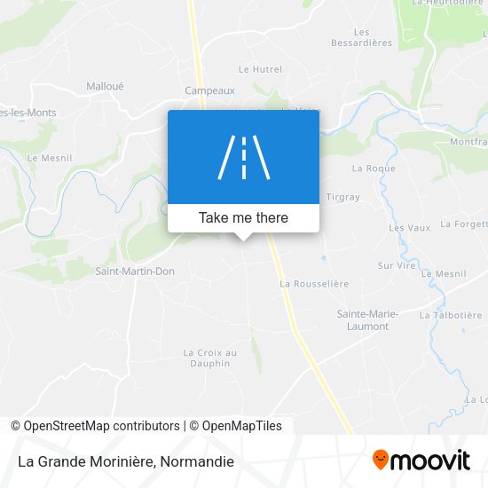 La Grande Morinière map