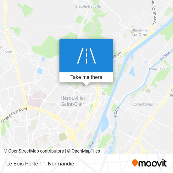 Le Bois Porte 11 map