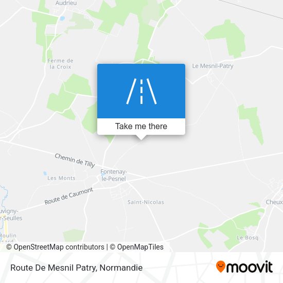 Route De Mesnil Patry map