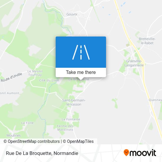 Rue De La Broquette map