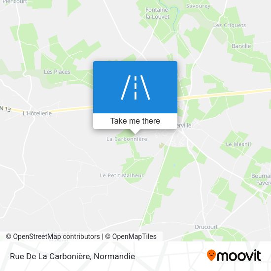 Rue De La Carbonière map