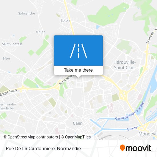 Rue De La Cardonnière map
