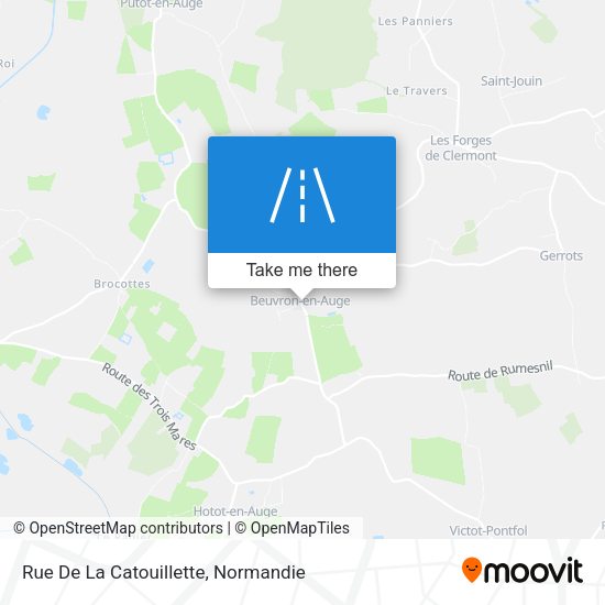 Rue De La Catouillette map