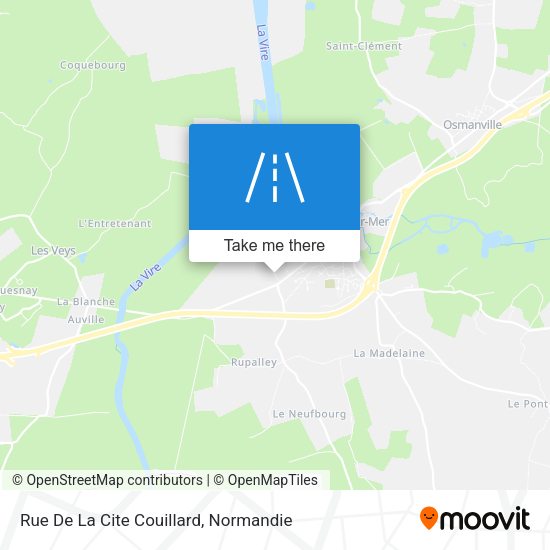 Rue De La Cite Couillard map