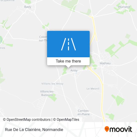 Rue De La Clairière map