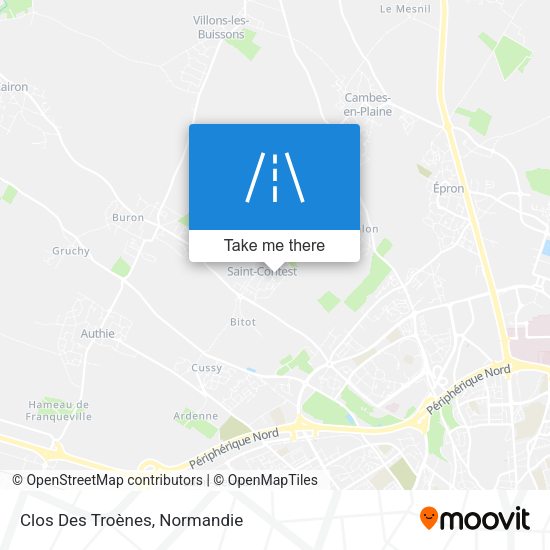 Clos Des Troènes map