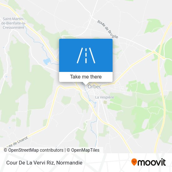 Cour De La Vervi Riz map