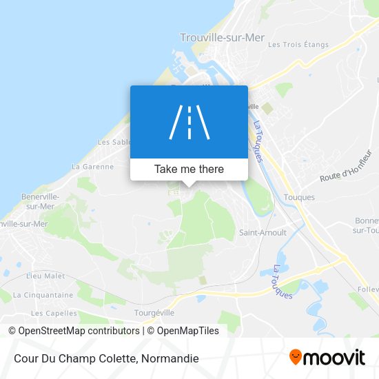 Cour Du Champ Colette map
