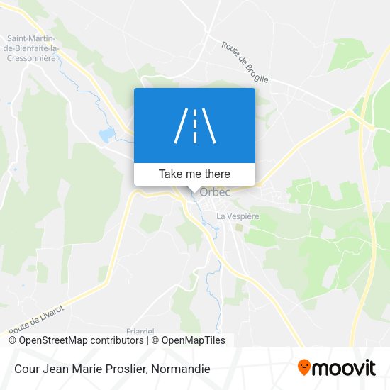 Cour Jean Marie Proslier map