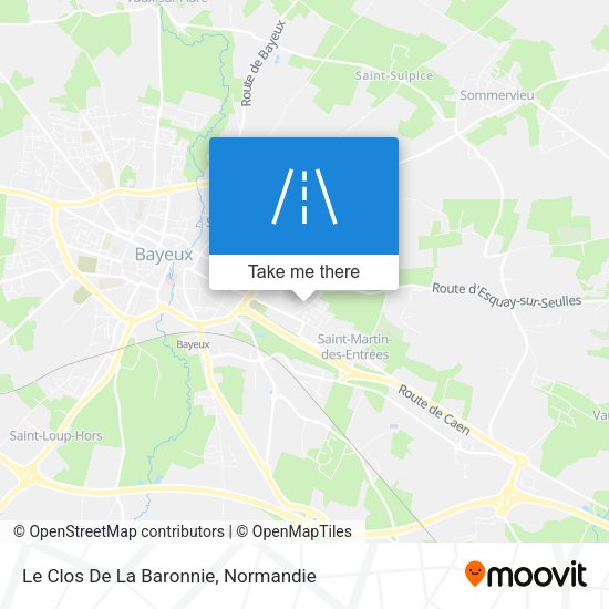 Le Clos De La Baronnie map