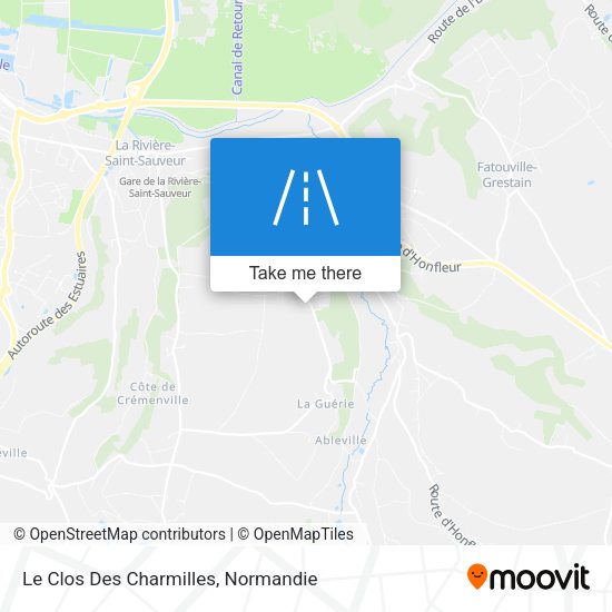 Le Clos Des Charmilles map