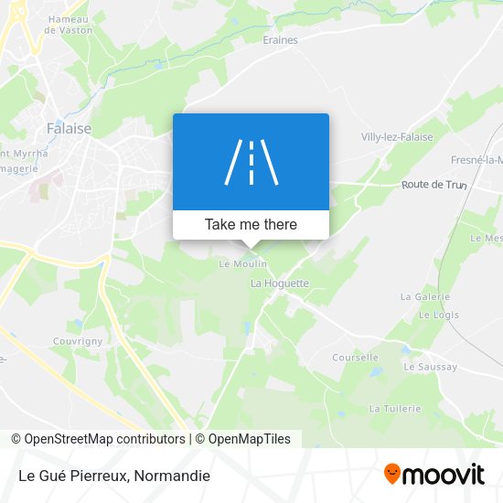 Le Gué Pierreux map