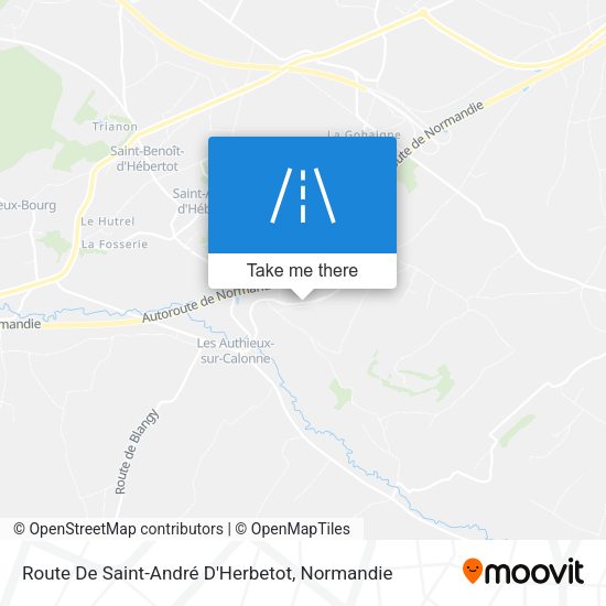 Route De Saint-André D'Herbetot map