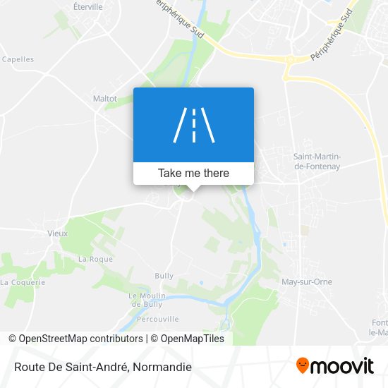 Route De Saint-André map
