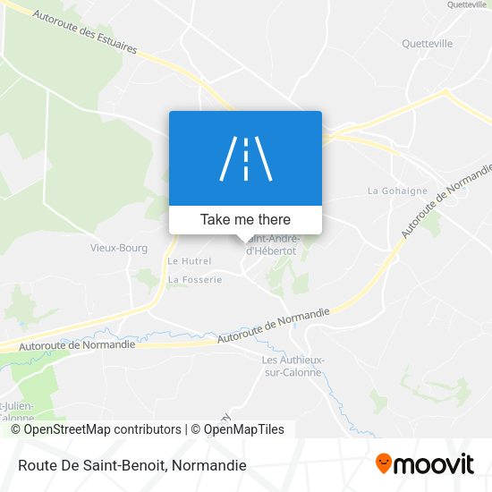 Route De Saint-Benoit map