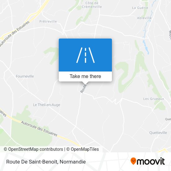 Route De Saint-Benoît map